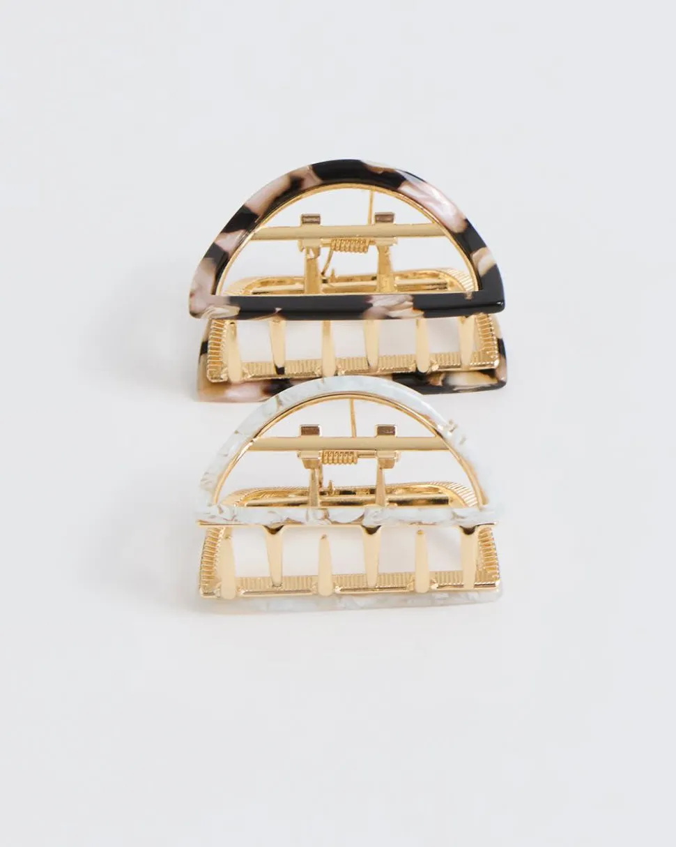 Acrylic Hair Grippers - Set of 2