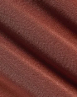Barrel-Leg High-Rise Satin Pant