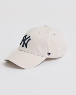 Beige NY Yankees Classic '47 Clean Up Cap