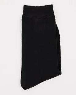 Black Bamboo Crew Socks
