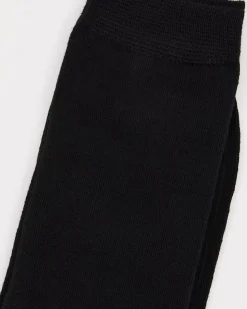 Black Bamboo Crew Socks