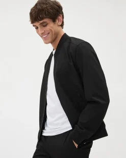 Black City Bomber Jacket