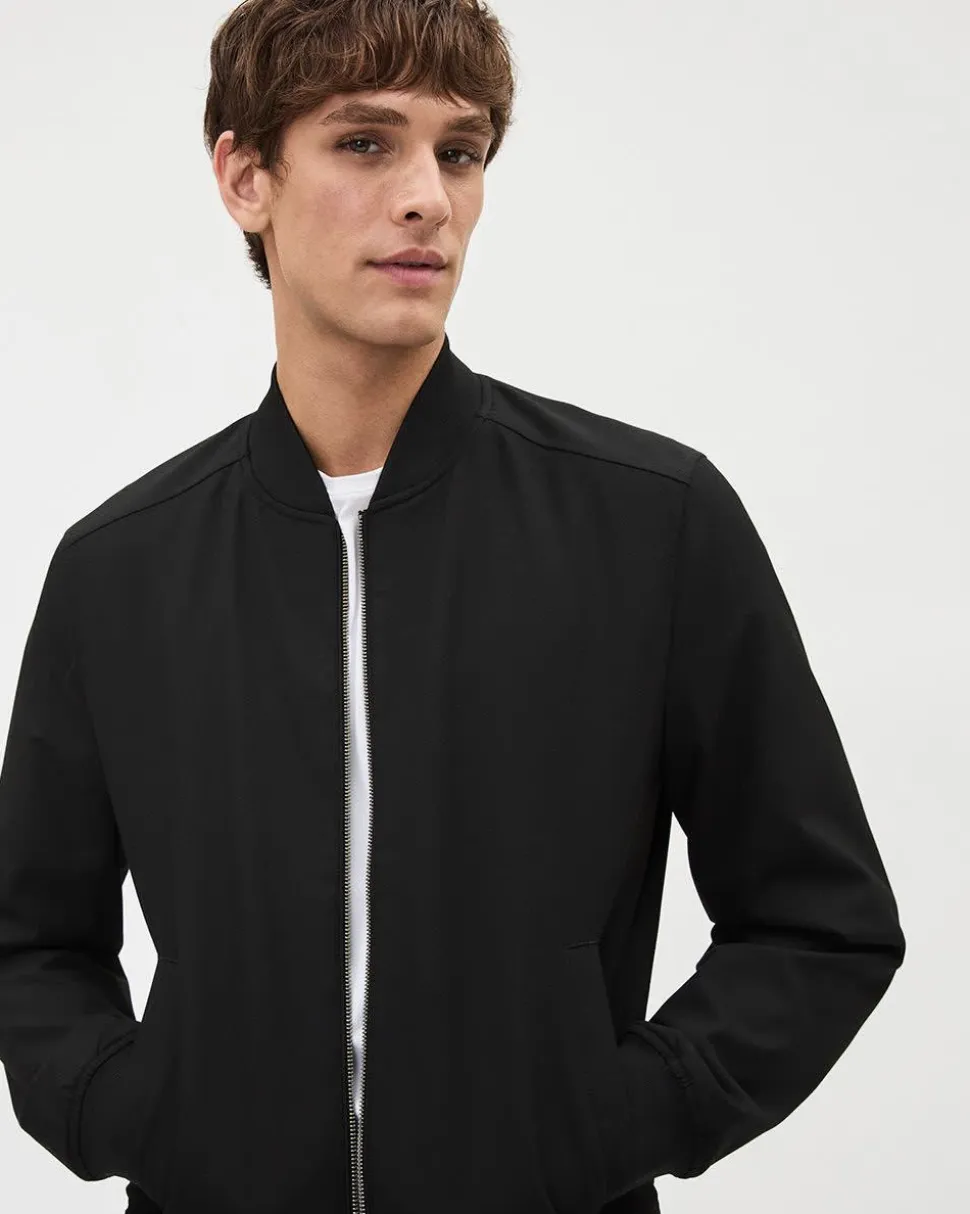 Black City Bomber Jacket