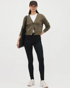 Black High-Rise Natalie Jegging