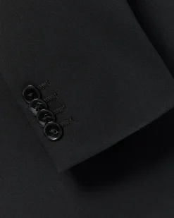 Black Slim Fit E-Tech Blazer