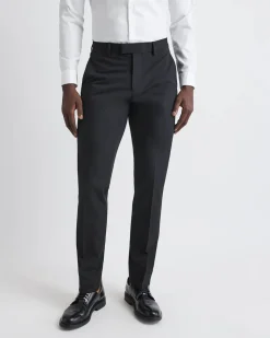 Black Slim Fit E-Tech Suit Pant