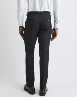 Black Slim Fit E-Tech Suit Pant