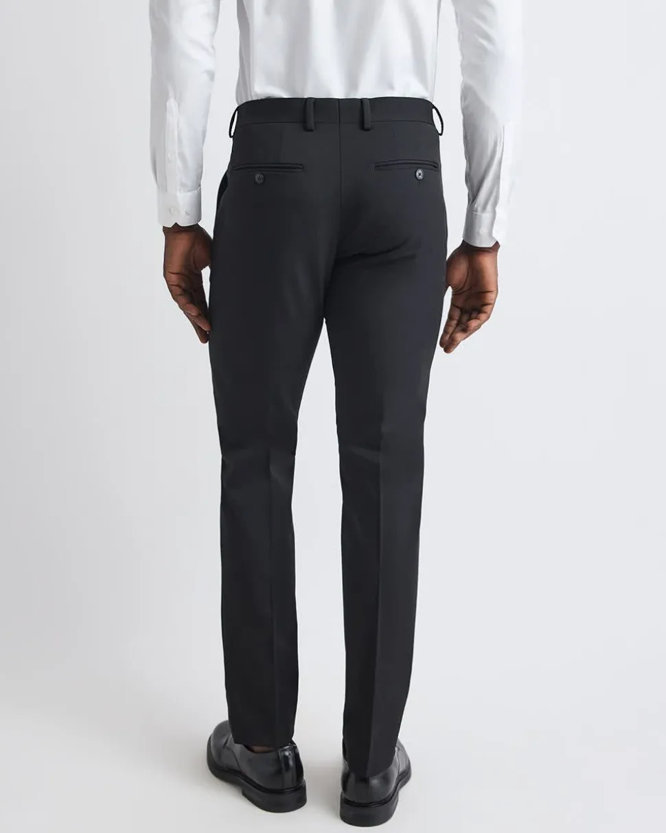 Black Slim Fit E-Tech Suit Pant