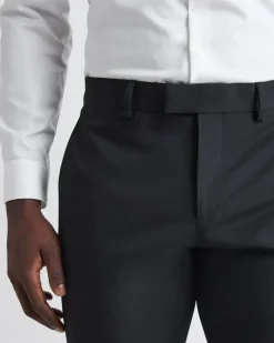 Black Slim Fit E-Tech Suit Pant