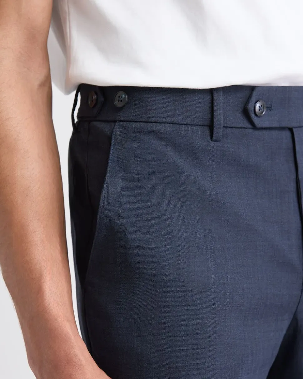 Black Slim-Fit Essential Pant