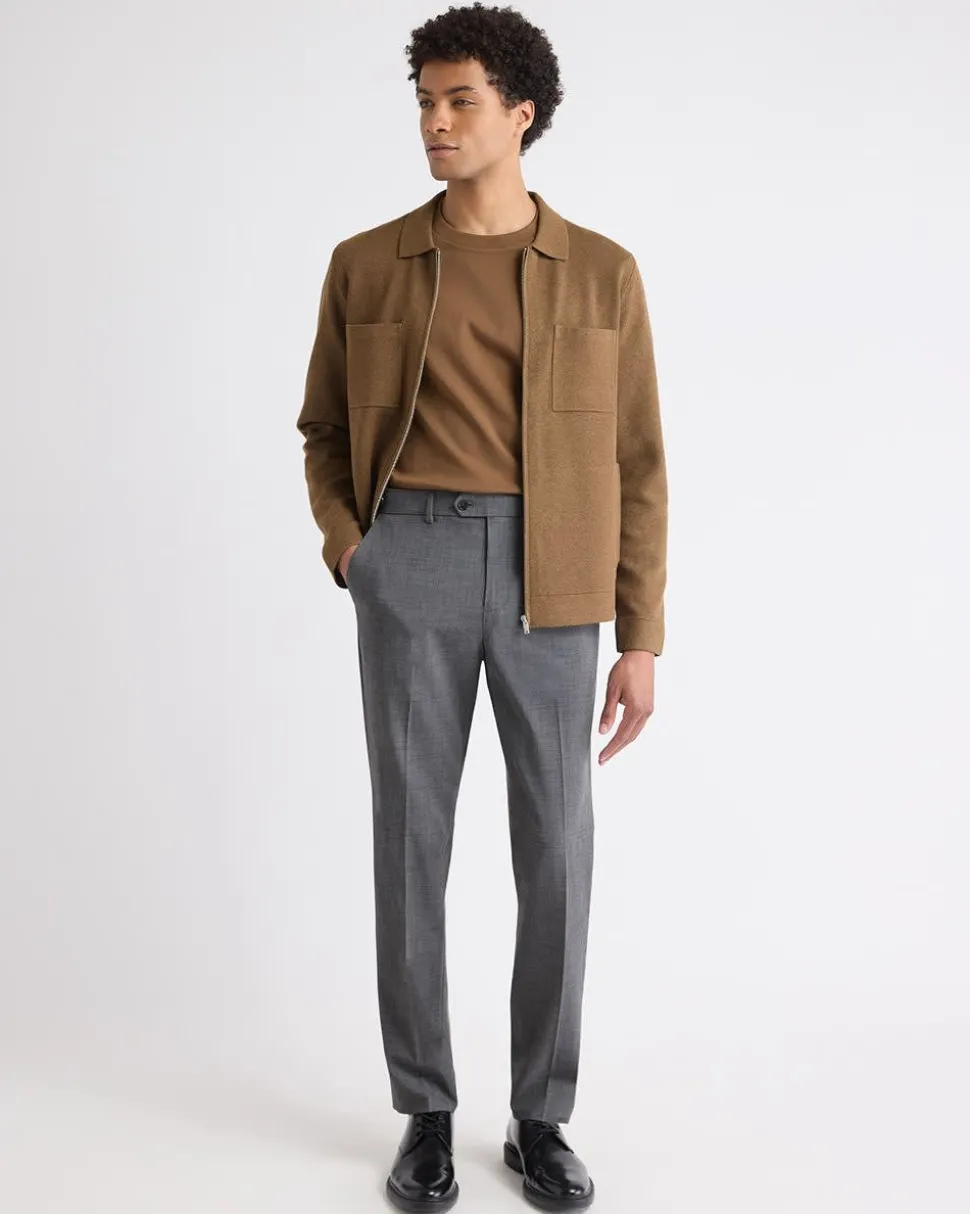Black Slim-Fit Essential Pant