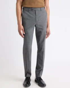 Black Slim-Fit Essential Pant