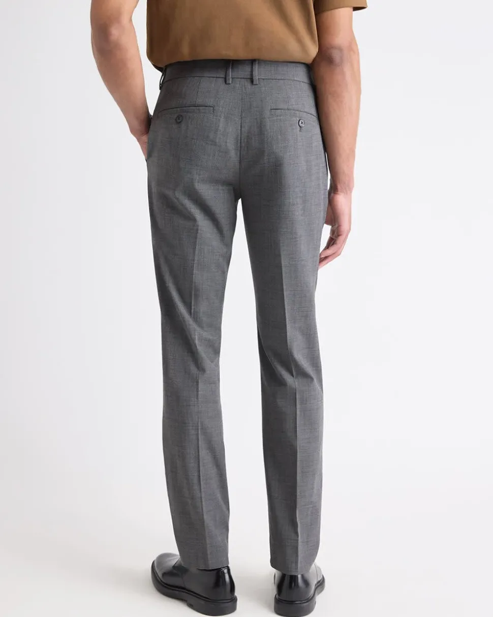 Black Slim-Fit Essential Pant