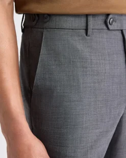 Black Slim-Fit Essential Pant