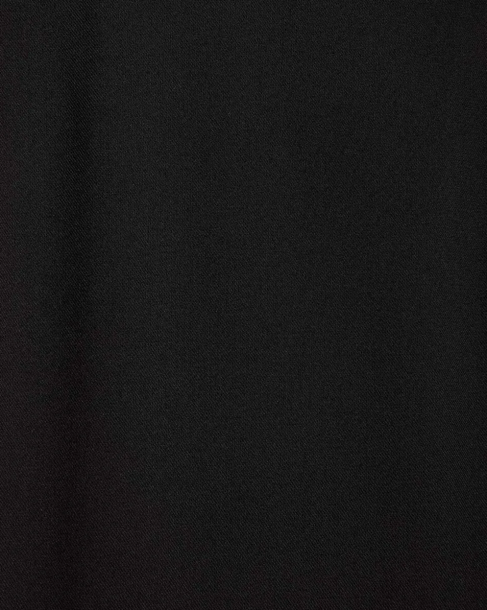 Black Slim-Fit Essential Pant