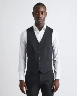 Black Suit Vest
