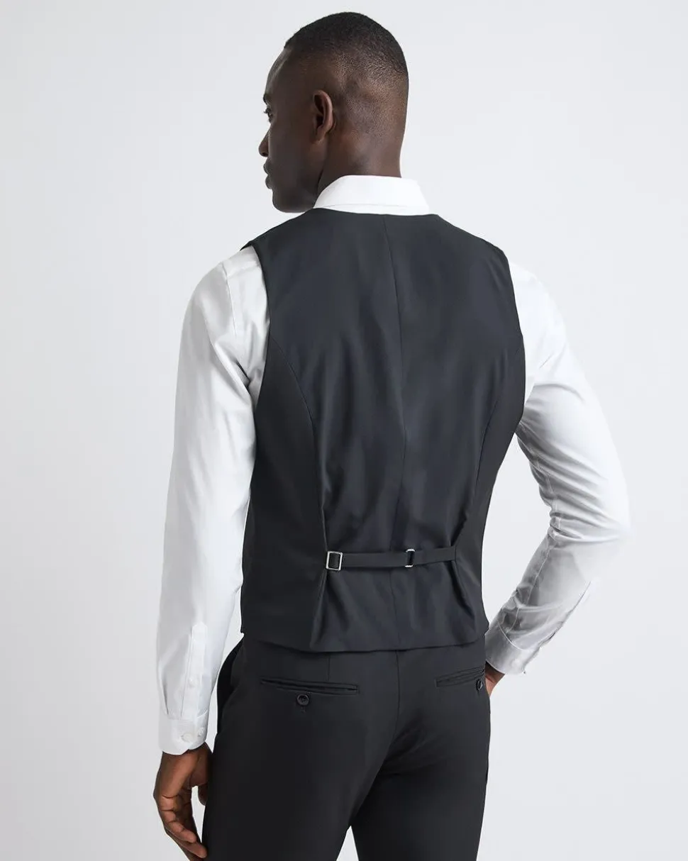 Black Suit Vest