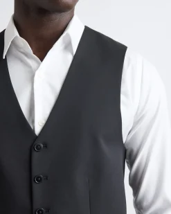 Black Suit Vest