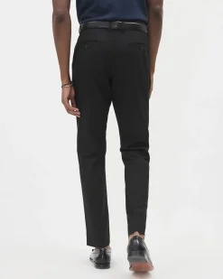 Black Tailored-Fit City Pant