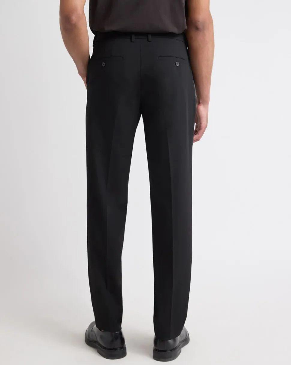 Black Tailored-Fit Essential Pant