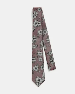 Bold Floral Skinny Tie