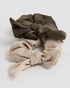 Bow Scrunchies - Set of 2