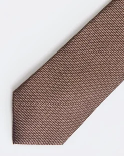 Brown Regular Tie