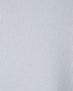 Cap-Sleeve Mock-Neck Ribbed Top