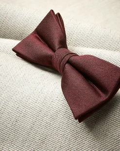 Classic Dark Red Bow Tie