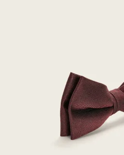 Classic Dark Red Bow Tie