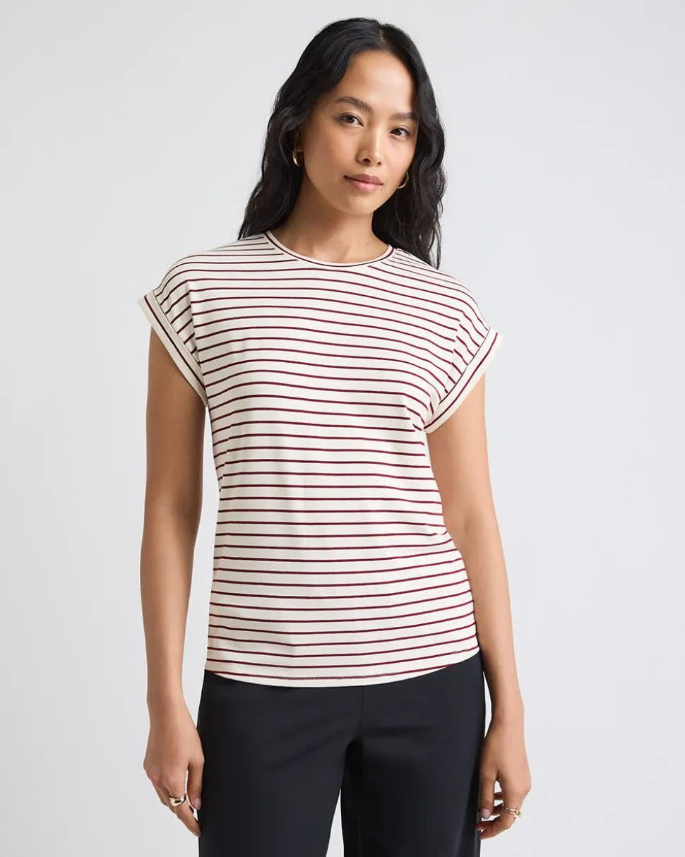 Classic-Fit Extended-Sleeve Crew-Neck Tee