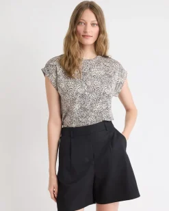 Classic-Fit Extended-Sleeve Crew-Neck Tee