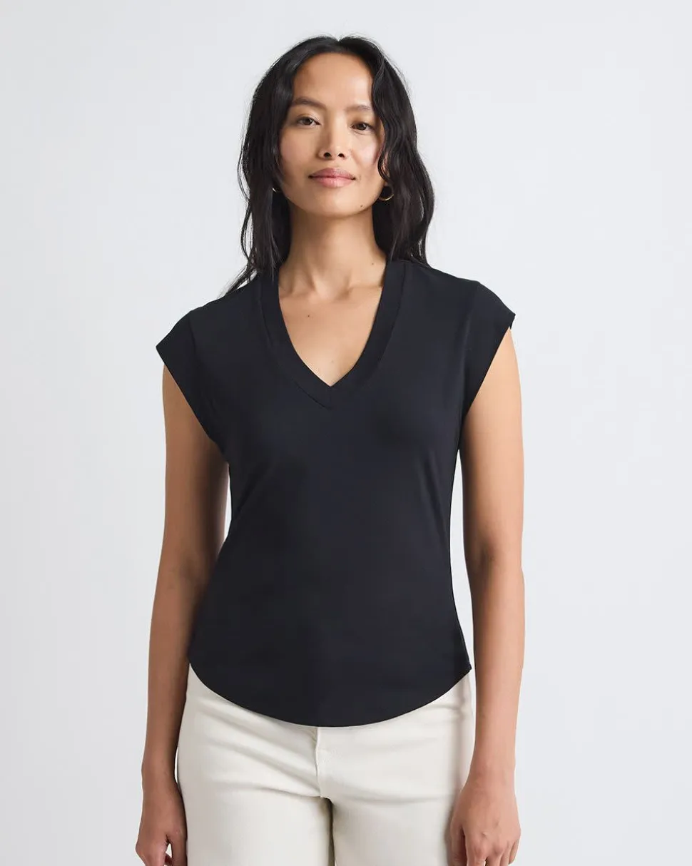 Classic-Fit Short-Sleeve V-Neck T-Shirt