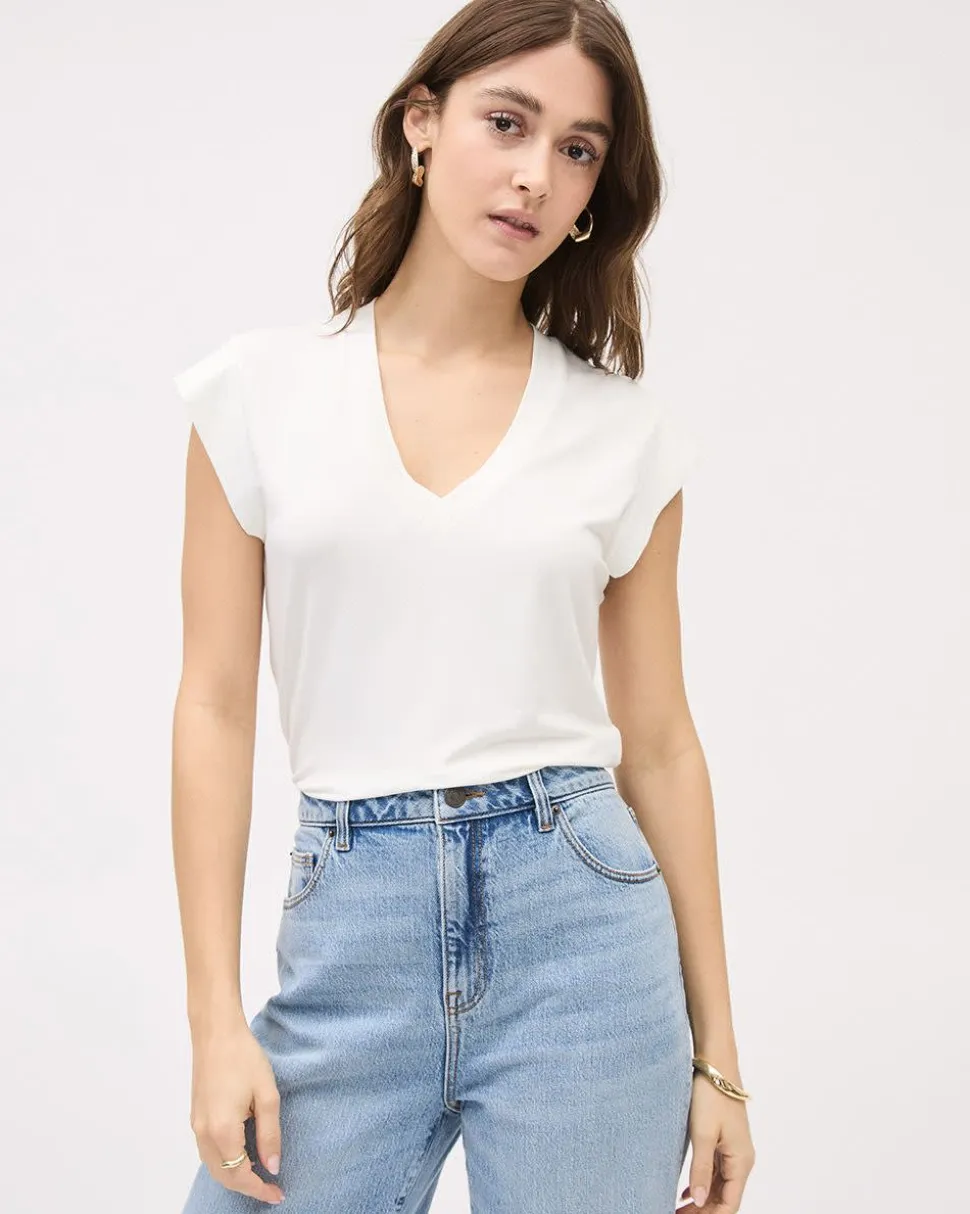 Classic-Fit Short-Sleeve V-Neck T-Shirt