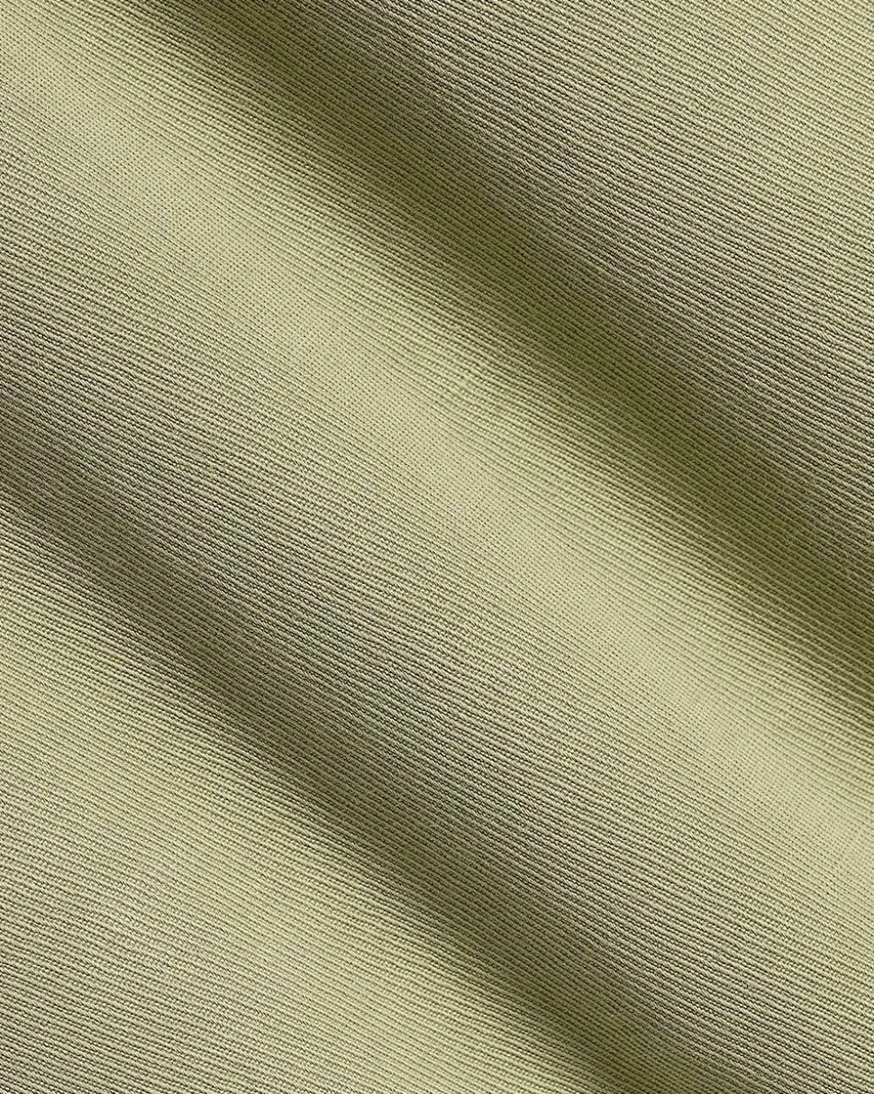 Cotton and Linen High-Rise Wide-Leg Pant