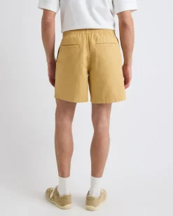 Cotton-Blend Short with Elastic Waistband