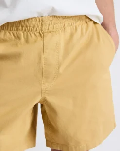 Cotton-Blend Short with Elastic Waistband