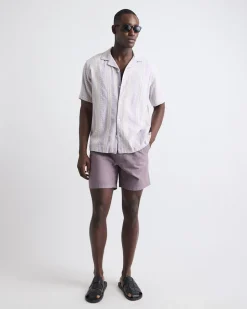Cotton-Blend Short with Elastic Waistband