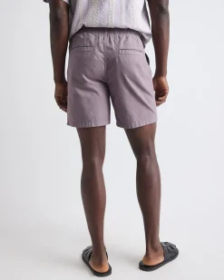 Cotton-Blend Short with Elastic Waistband