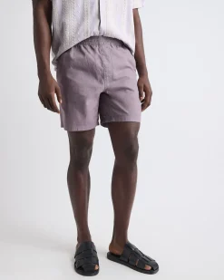 Cotton-Blend Short with Elastic Waistband