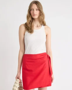 Crew-Neck Racerback Fitted Tank