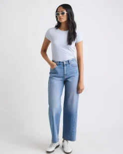 Crew-Neck Ribbed T-Shirt