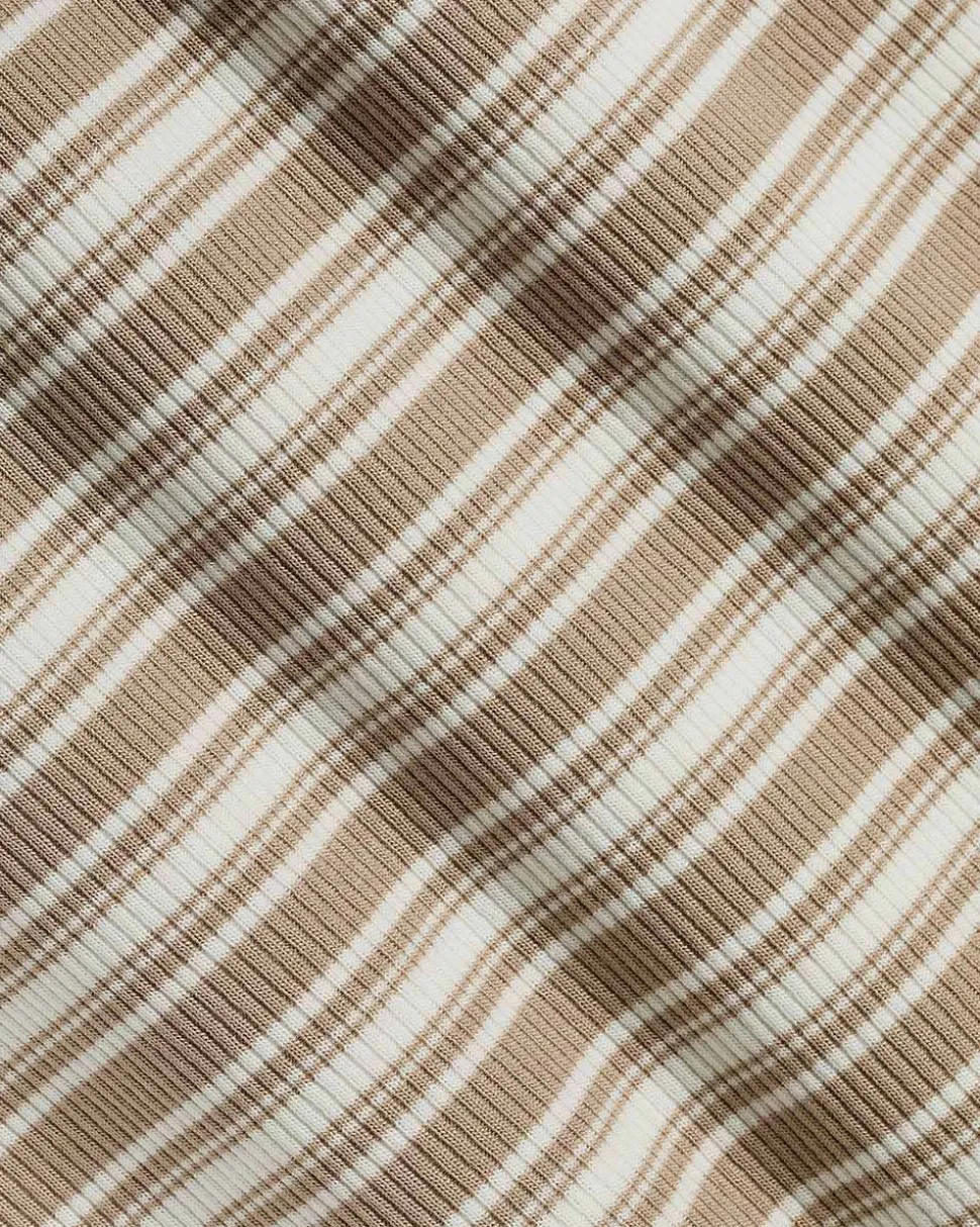 Crew-Neck Ribbed T-Shirt