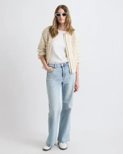 Crochet Bomber Jacket