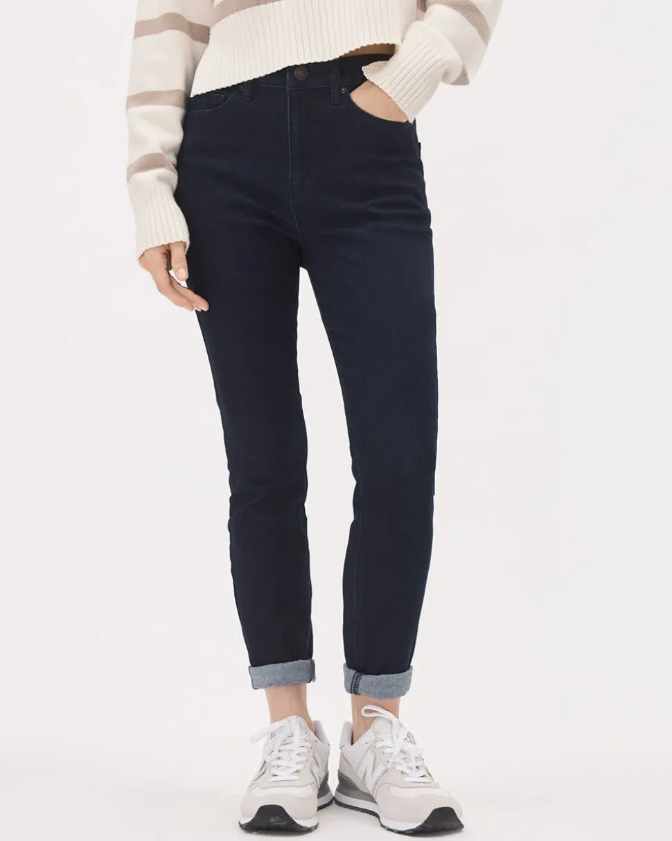 Dark-Wash High-Rise Natalie Jegging