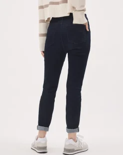 Dark-Wash High-Rise Natalie Jegging