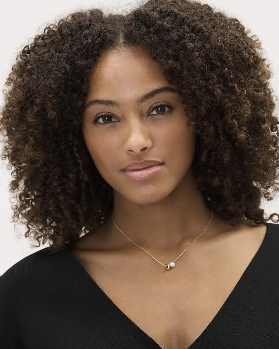 Delicate Necklace with Freshwater Pearl