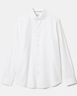Dotted Regular-Fit Dress Shirt