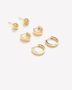 Essential Earrings - 3 Pairs
