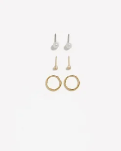Essential Earrings - 3 Pairs